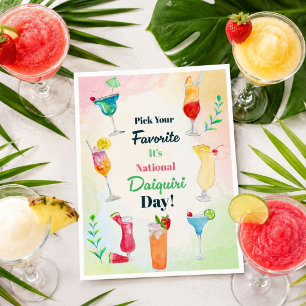 Pick Your Favourite National Daiquiri Day July 19 Postcard