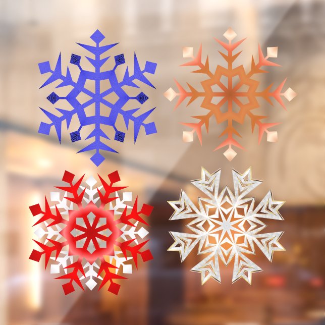 Pick your favourite Snowflake Window Cling (Sheet 2)