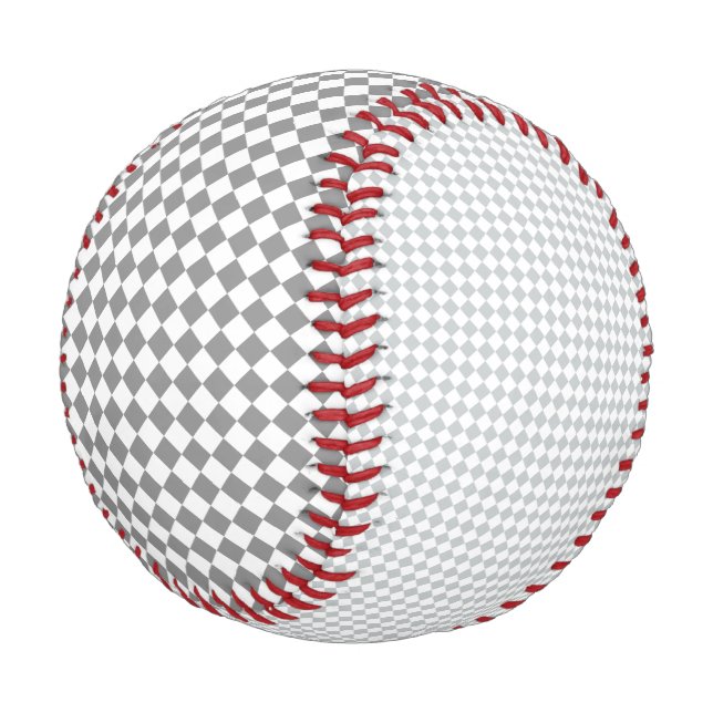 Pick your own checkers colour Easily Customize Thi Baseball (Angled)