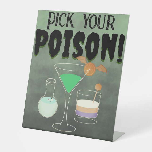 Pick your Poison Bar Sign (Front)