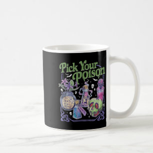 Pick Your Poison, Vintage Princess Halloween Coffee Mug