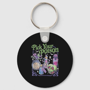 Pick Your Poison, Vintage Princess Halloween  Keychain
