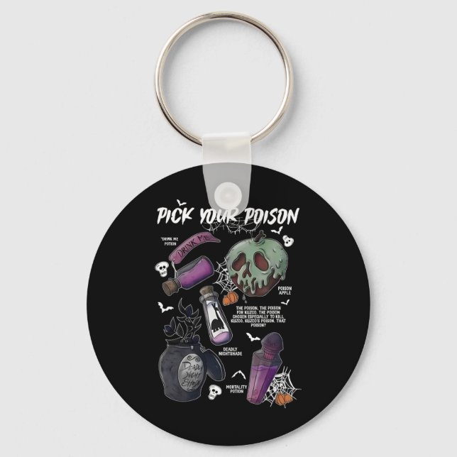 Pick Your Poison's Funny Drink Me Potion's Happy H Keychain (Front)