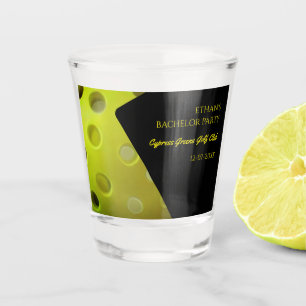 Pickeball birthday party bachelor party sport shot glass