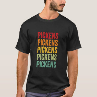 Pickens County Georgia Rainbow Text  T-Shirt
