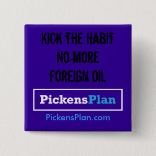 Pickens Plan 2 Inch Square Button