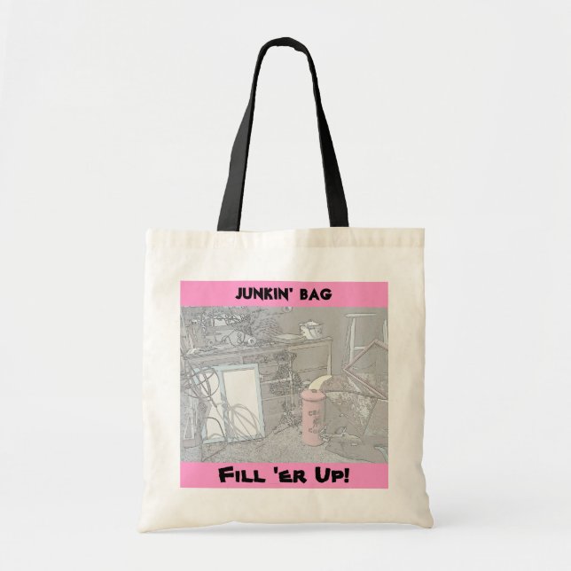 Pickers' Junkin' Tote Bag (Front)