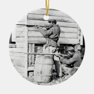 Picket Station of Coloured Troops Dutch Gap Canal Ceramic Ornament