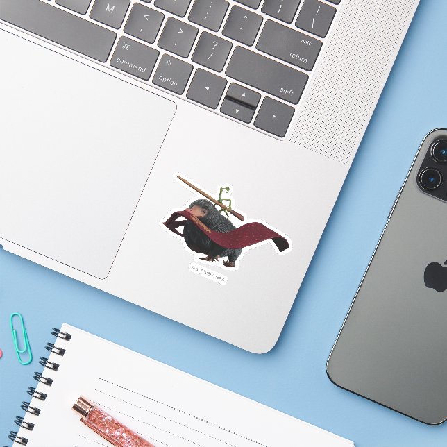 Pickett & Teddy With Wand and Tie (Laptop w/ iPhone)