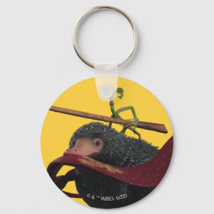 Pickett & Teddy With Wand and Tie Keychain