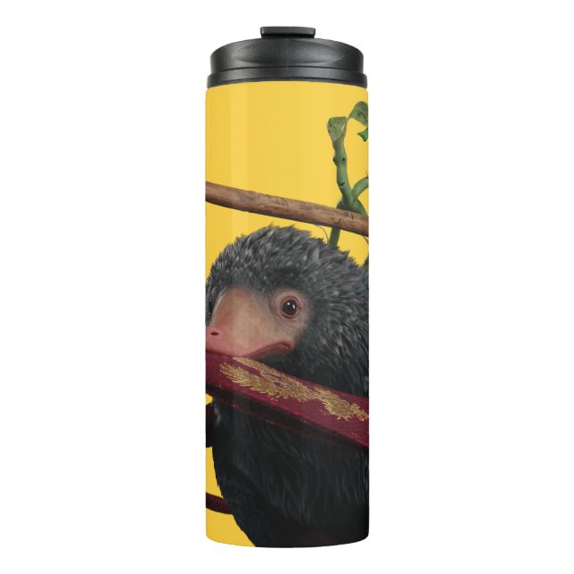 Pickett & Teddy With Wand and Tie Thermal Tumbler (Front)