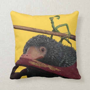 Pickett & Teddy With Wand and Tie Throw Pillow