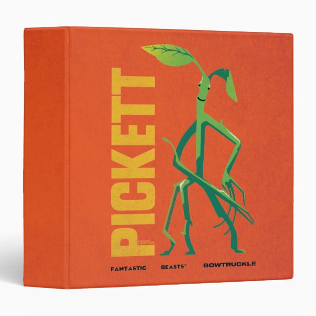 Pickett Vintage Graphic Binder (Front/Spine)
