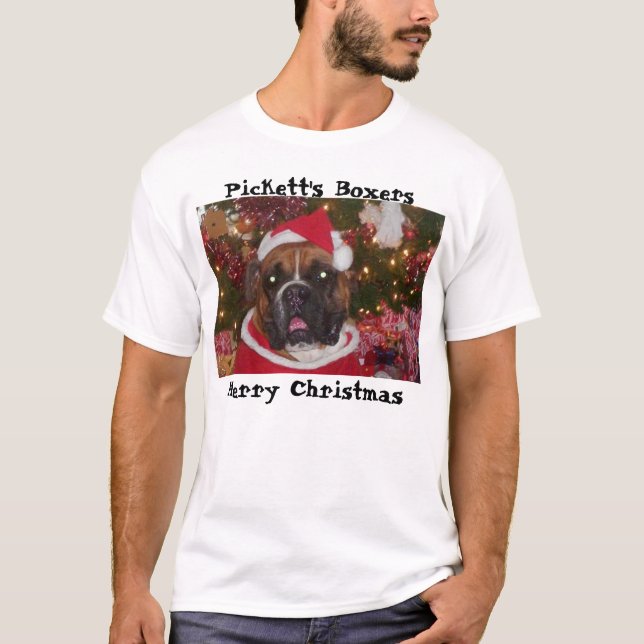 Pickett's Boxers Christmas T-Shirt (Front)