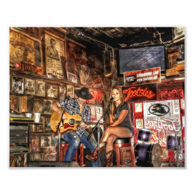 Pickin' in Nashville Photo Print (Front)