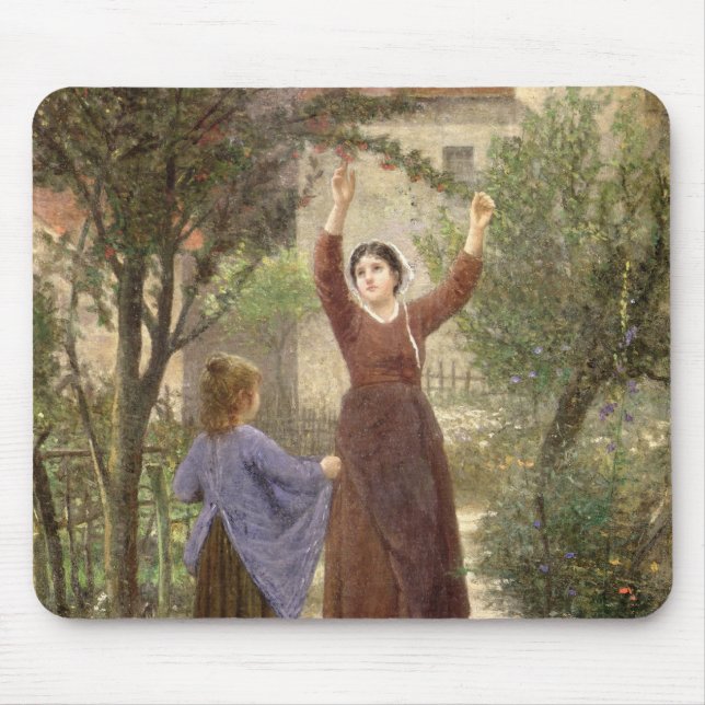 Picking Cherries Mouse Pad (Front)