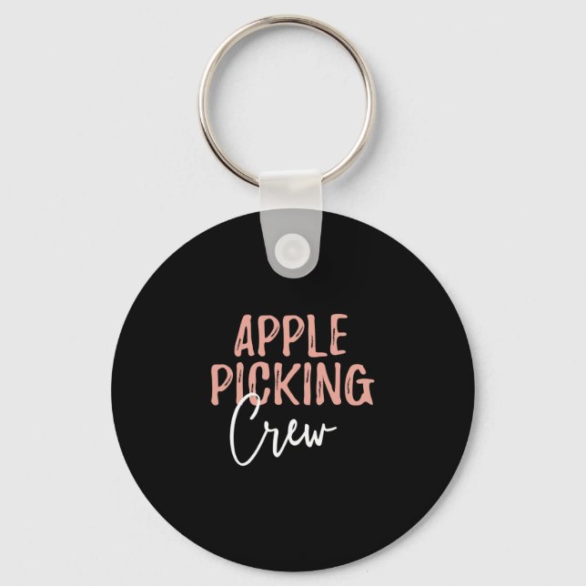 Picking Crew Apple Picking Outfit Apple Picking Se Keychain (Front)