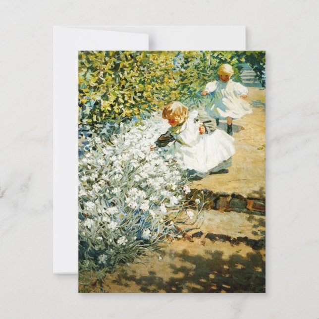 Picking Flowers Invitations (Front)