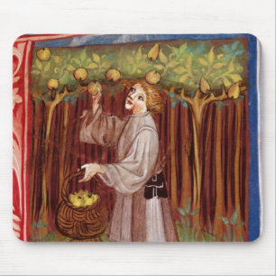 Picking fruit mouse pad