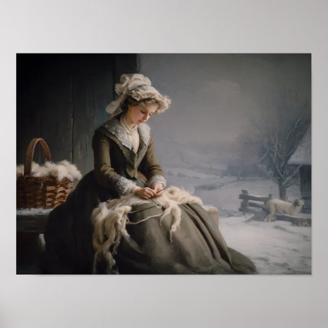 Picking Wool Poster (Front)