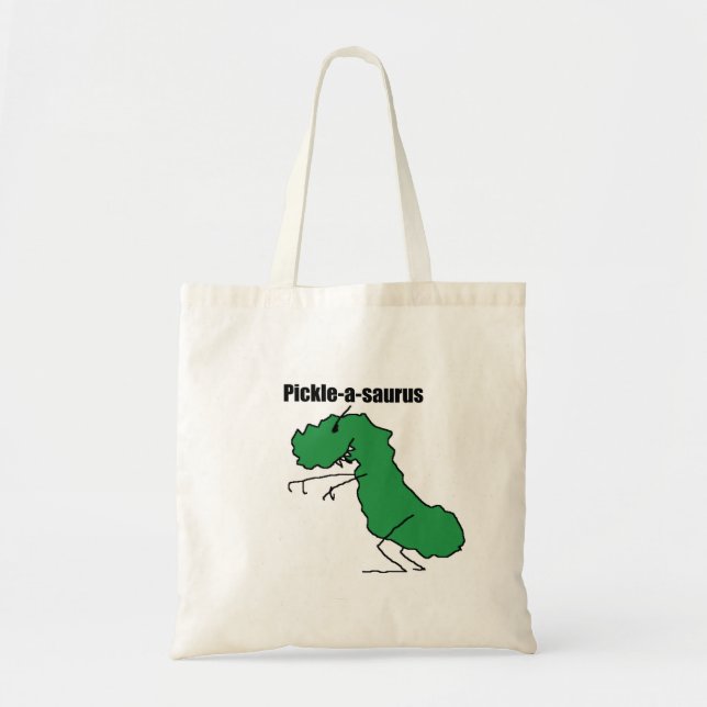 Pickle-a-saurus Tote Bag (Front)