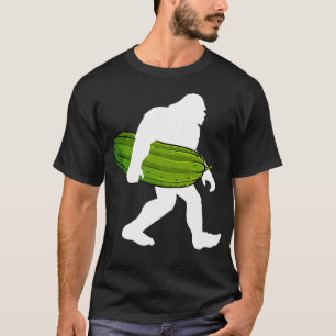 Pickle Art For Bigfoot Cucumber Pickle Lover T-Shirt