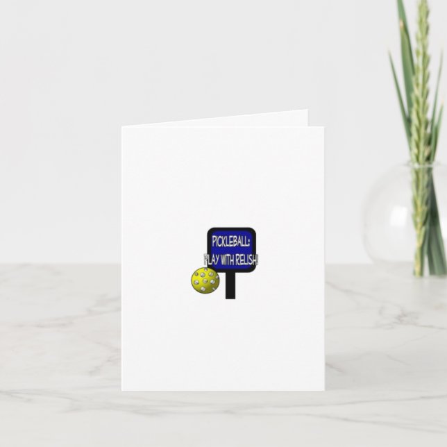 Pickle Ball Birthday Card (Front)