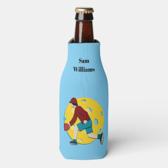 Pickle Ball Bottle Cooler (Bottle Front)