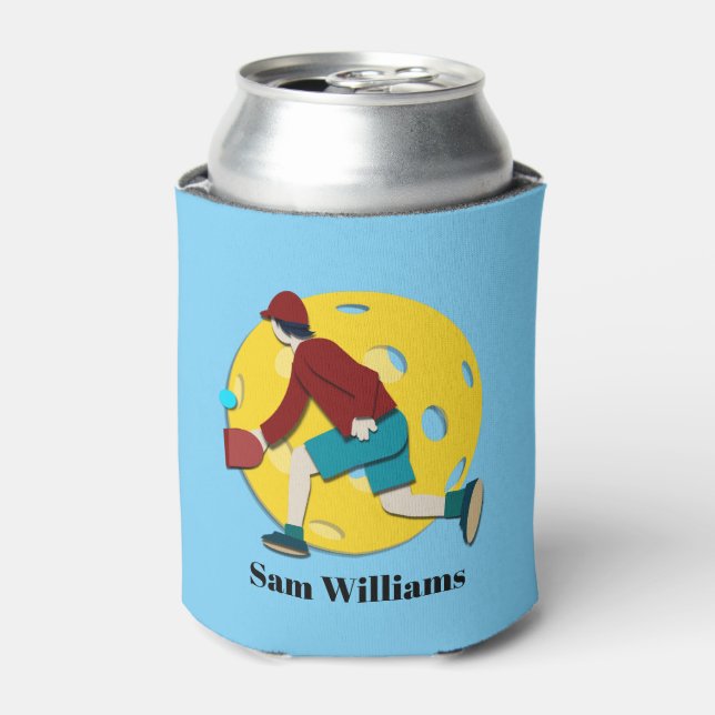 Pickle Ball Can Cooler (Can Front)