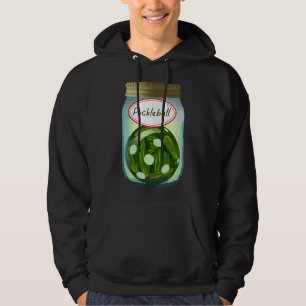 Pickle ball in a jar. hoodie