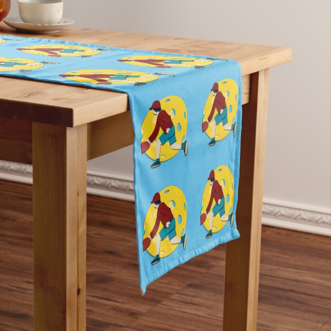 Pickle Ball Medium Table Runner (In Situ)