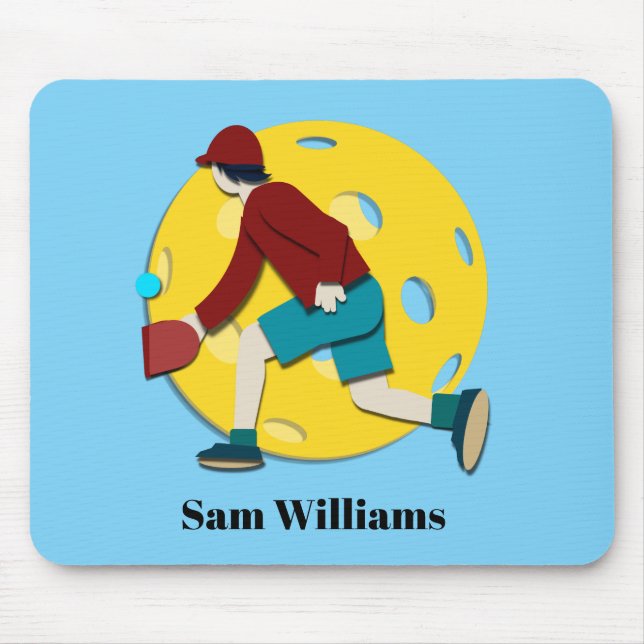 Pickle Ball Mouse Pad (Front)