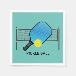 Pickle Ball Pickle Ball Design Paper Napkins