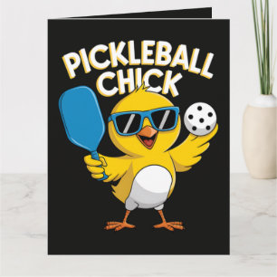 Pickle ball Pickleball Chick Card