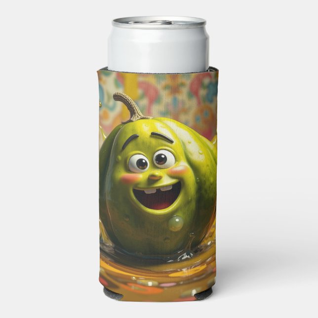 Pickle ball seltzer can cooler (Seltzer Back)