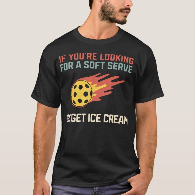 Pickle Ball Serve Funny Pickleball Pun For Player  T-Shirt (Front)