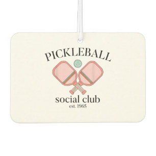 Pickle Ball Social Club EST 1965 Men Women Air Freshener