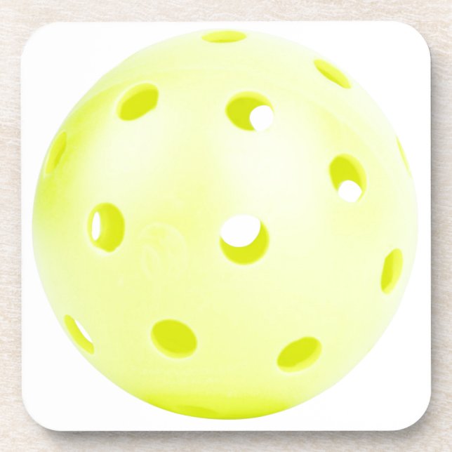 Pickle BAll Yellow Coaster (Front)