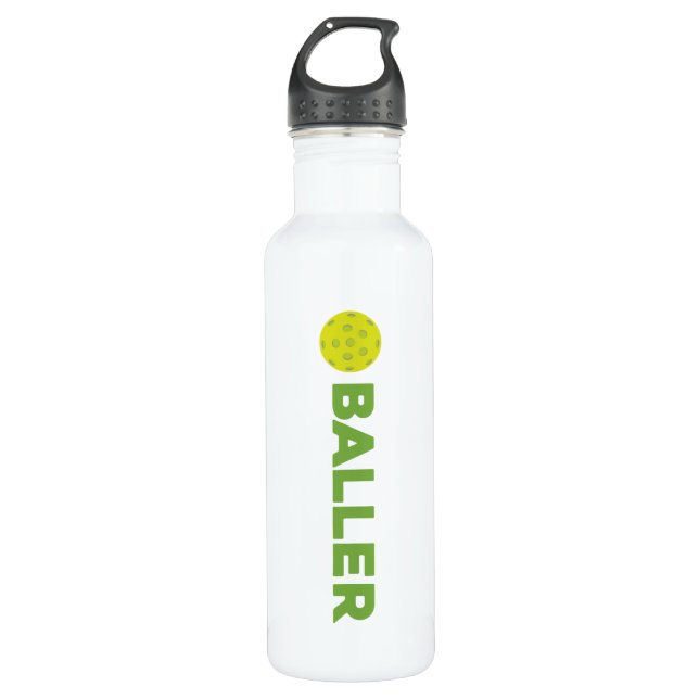 (Pickle)Baller Pickleball Water Bottle (Front)