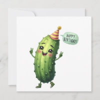 Pickle Birthday Card Happy Birthday