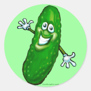 Pickle Classic Round Sticker
