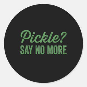 Pickle Classic Round Sticker