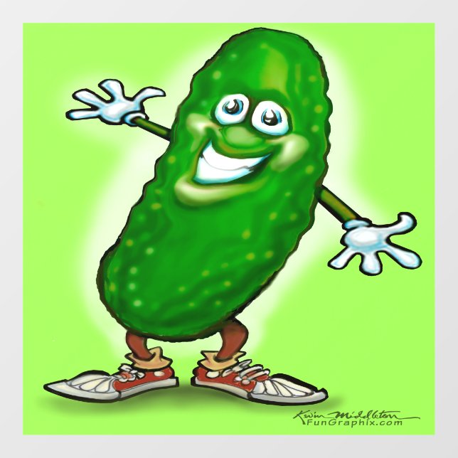 Pickle Dude Window Cling (Sheet)