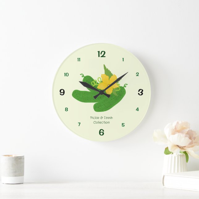 Pickle & Fresh Collection Large Clock (Home)