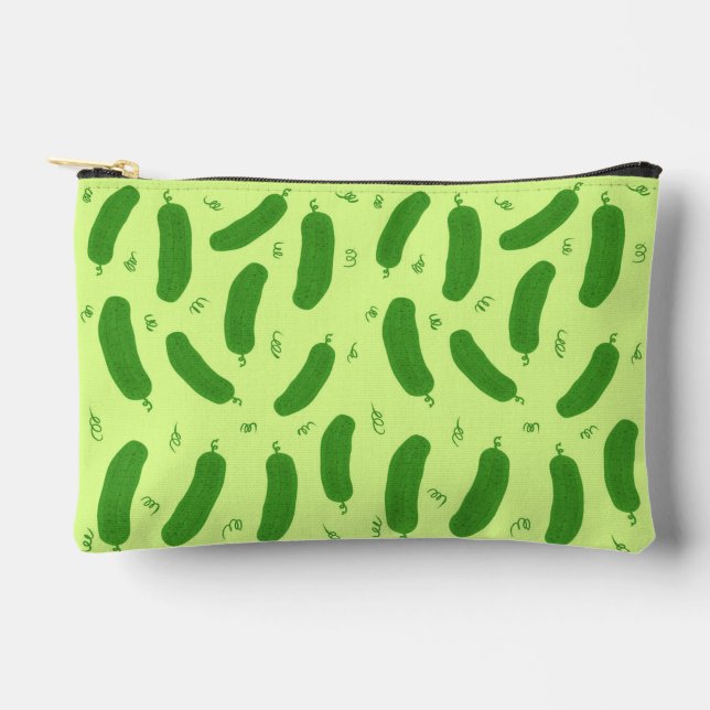 Pickle & Fresh Collection patterned Accessory Pouch (Front)