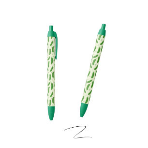 Pickle & Fresh Collection patterned Black Ink Pen
