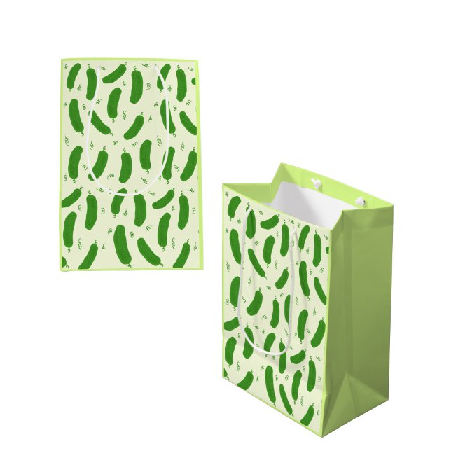 Pickle & Fresh Collection patterned Medium Gift Bag (Creator Uploaded)