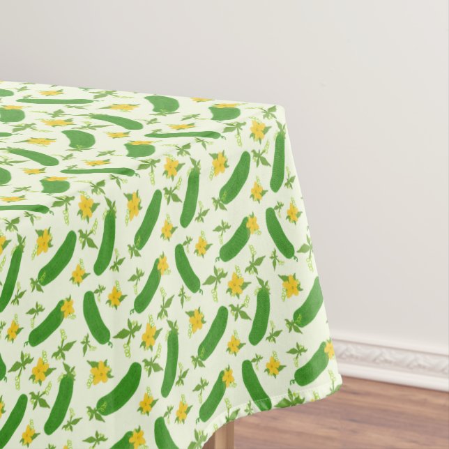 Pickle & Fresh Collection patterned Tablecloth (In Situ)
