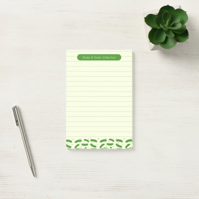 Pickle & Fresh Collection Post-it Notes (Office)