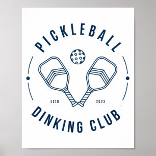 Pickle funny sports paddle ball poster